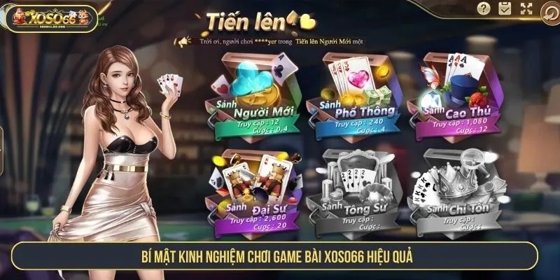 Game Bài XOSO66 Uy Tín, Trang Chơi Đẳng Cấp Xanh Chín Bí mật kinh nghiệm chơi game bài XOSO66 hiệu quả