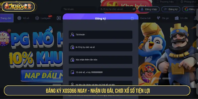 Đăng ký XOSO66 ngay – Nhận ưu đãi, chơi xổ số tiện lợi