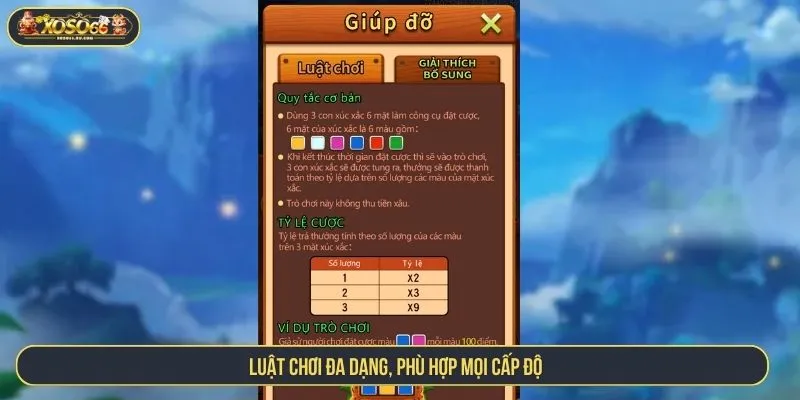 Game Bài XOSO66 Uy Tín, Trang Chơi Đẳng Cấp Xanh Chín Luật chơi đa dạng, phù hợp mọi cấp độ