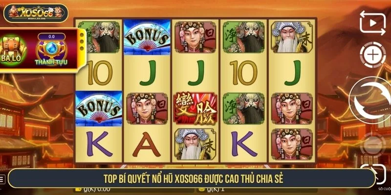 Tham khảo các bí quyết nổ hũ XOSO66