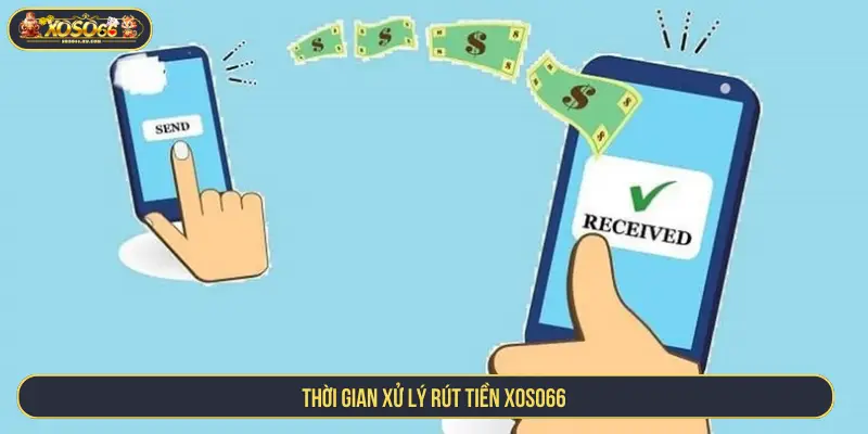 Thời gian xử lý rút tiền XOSO66