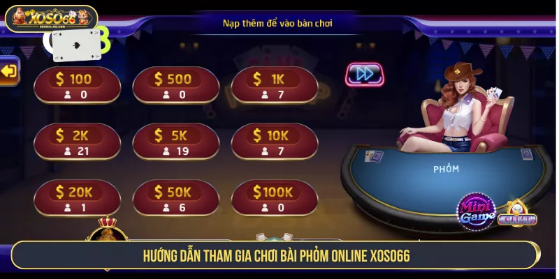 Bài Phỏm Online XOSO66 Đổi Thưởng Tiền Triệu Mỗi Ván Hướng dẫn tham gia chơi bài phỏm online Xoso66